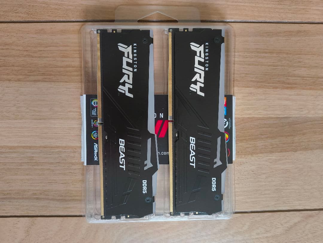 メモリー KINGSTON FURY DDR5 32GB cl30 6000mhz