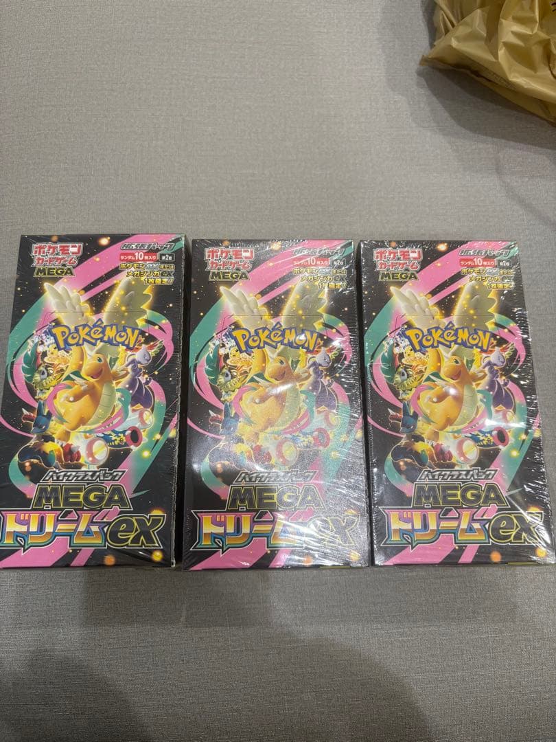 【新品未開封！シュリンク切れ込み　ペリペリ付き！】メガドリームex 3BOX
