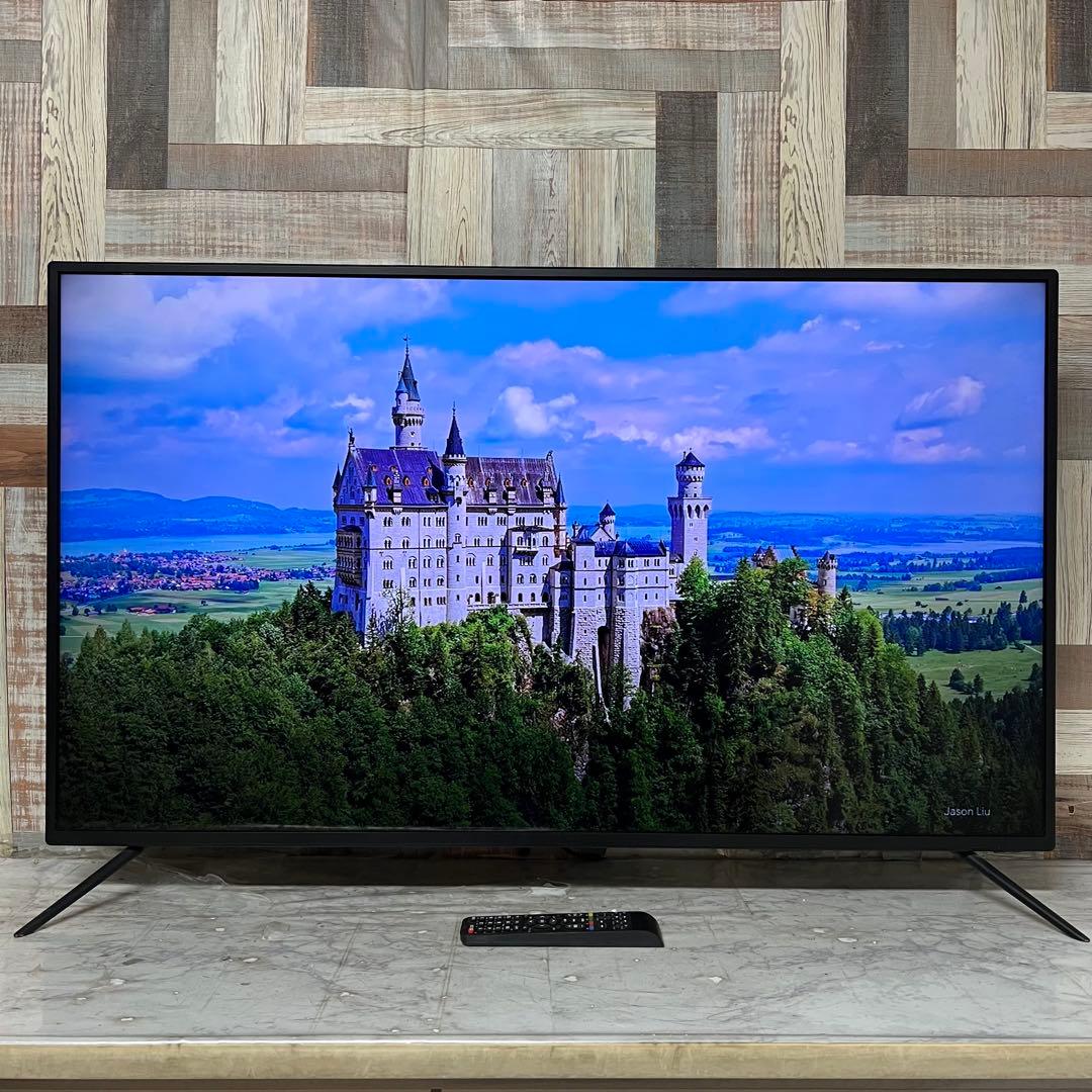 即日受渡❣️全国送料込ティーズネット50型液晶テレビ裏番組録画省エネ薄型