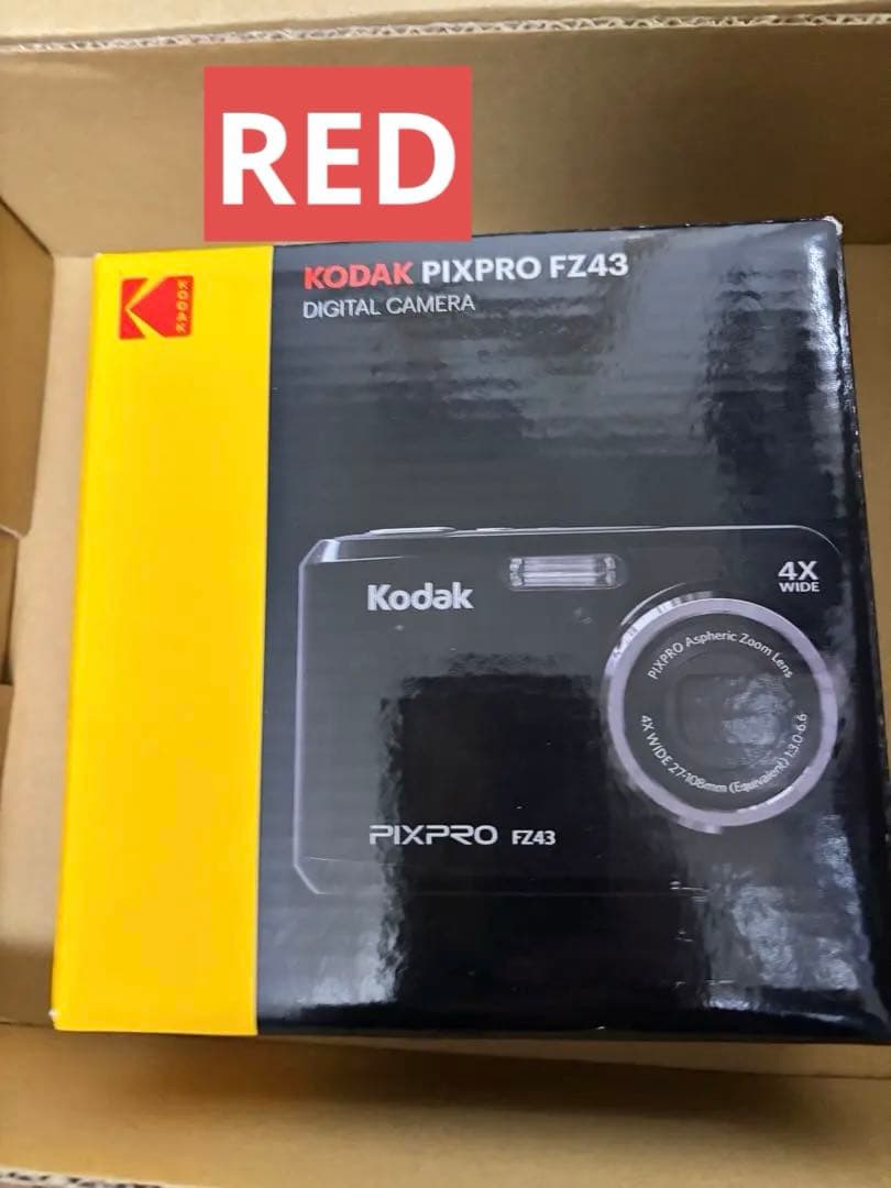 Kodak コダック FZ43 コンパクトデジタルカメラ PIXPRO レッド