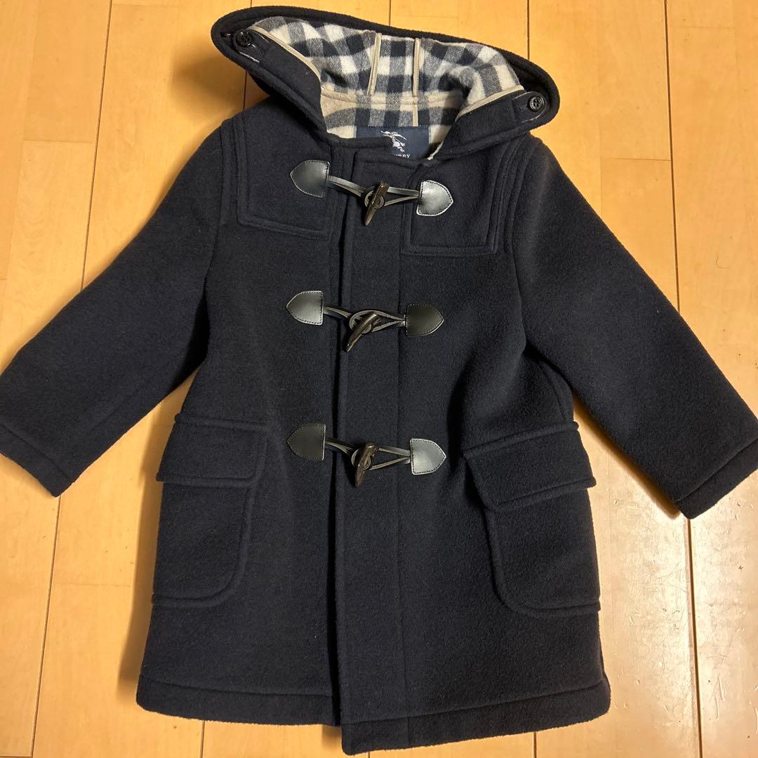Burberry ダッフルコート ノバチェック116A ネイビー