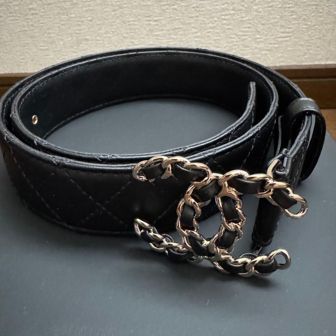 【CHANEL】シャネル レザーベルト