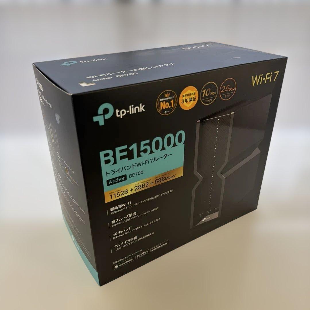 TP-Link BE15000 Wi-Fi 7 トライバンドルーター