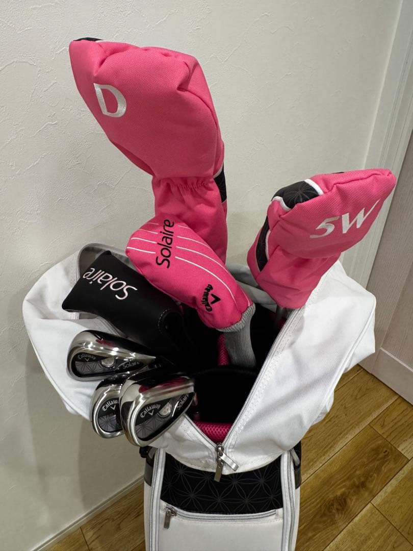 クラブセット Solaire ソレイル キャディバッグ付 8本セット