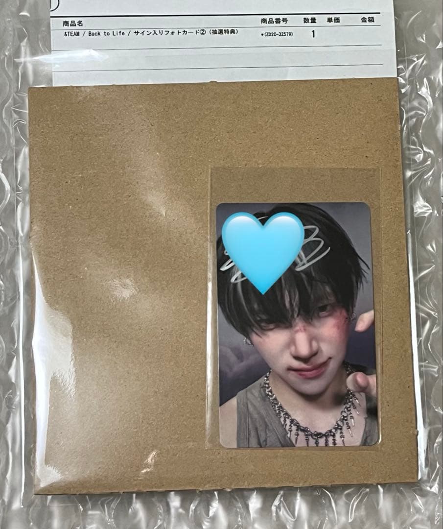Ⓜ*読様 &TEAM YUMA 直筆サイン入りトレカ Back to Life