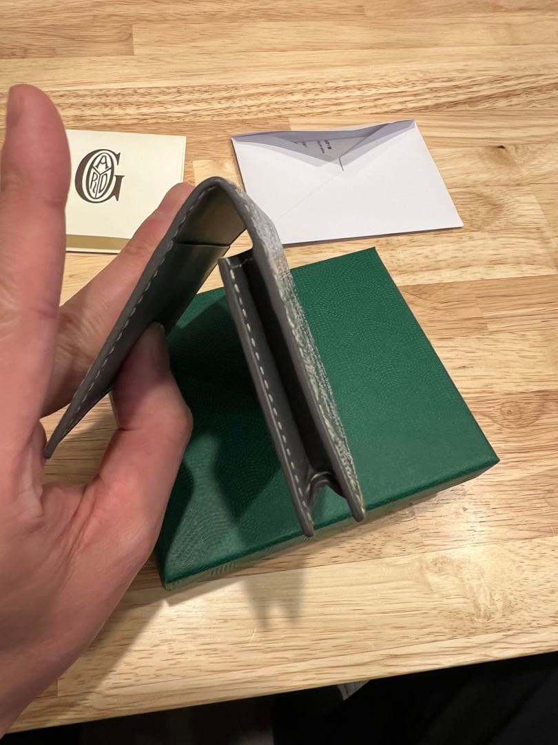 GOYARD ゴヤール名刺入れ　マルゼルブカードケース　グレー