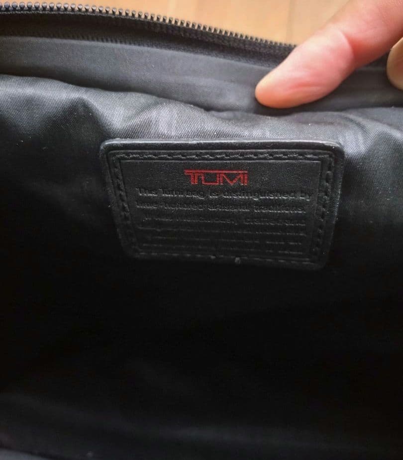 TUMI ブラックレザー　トートバッグ　ビジネスバッグ　本革
