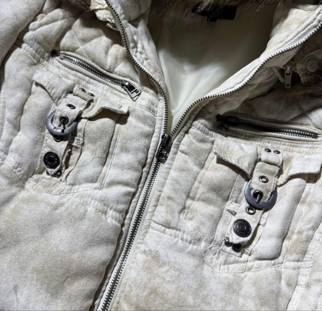 in the attic fur down jacket y2k 平成 ギャル男