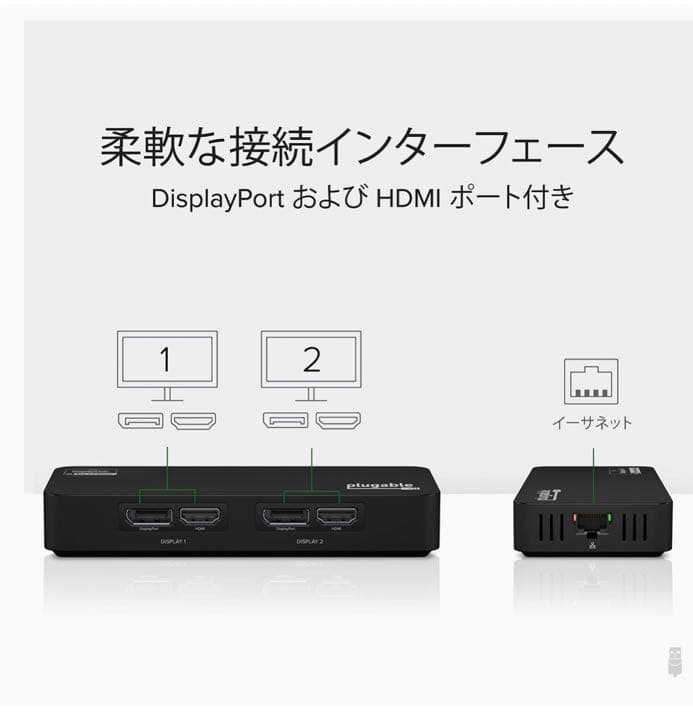 変換グラフィックアダプタ ディスプレイ変換 Windows用 USB-C