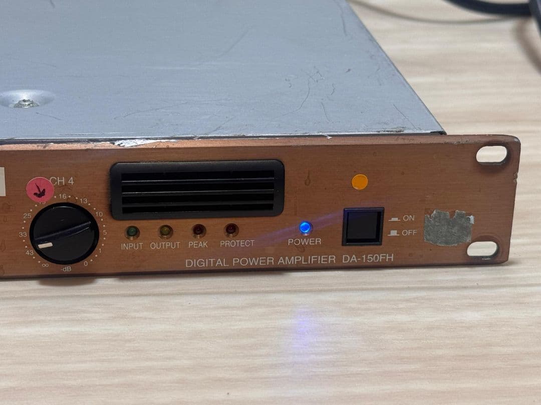 TOA デジタルパワーアンプ DA-150FH 動作確認済み