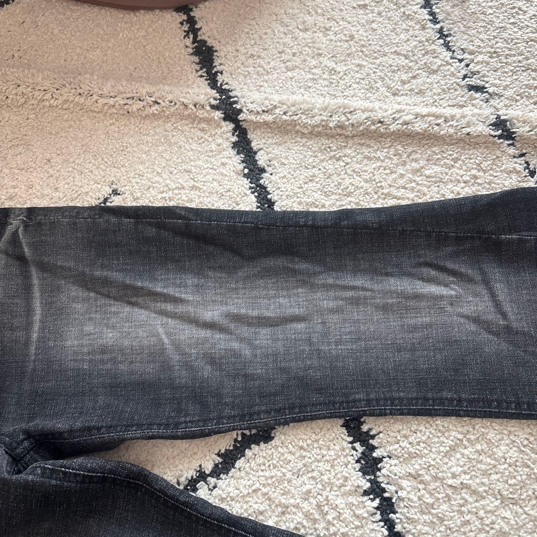 パンツ SYNERJYN CAT WASHING DENIM PANTS BLACK M