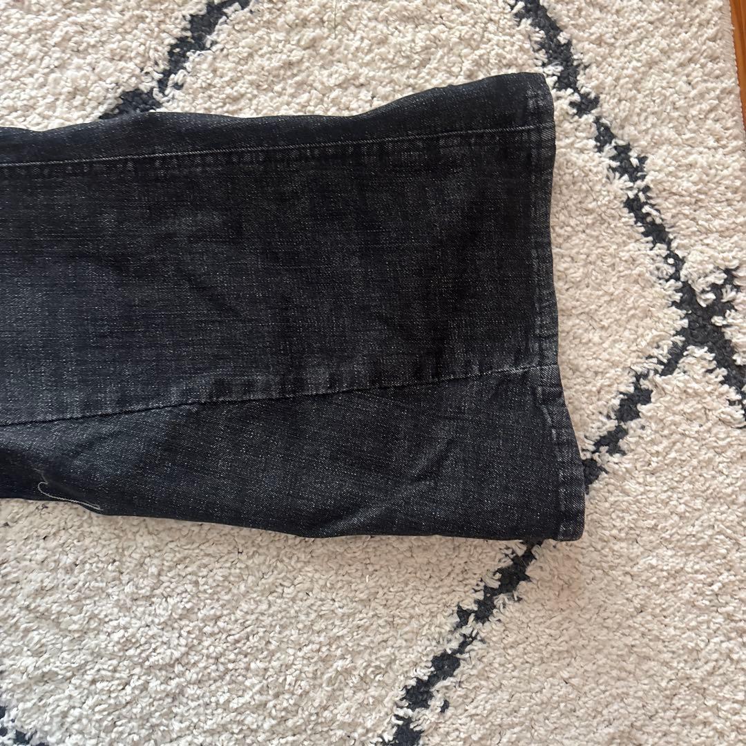 パンツ SYNERJYN CAT WASHING DENIM PANTS BLACK M