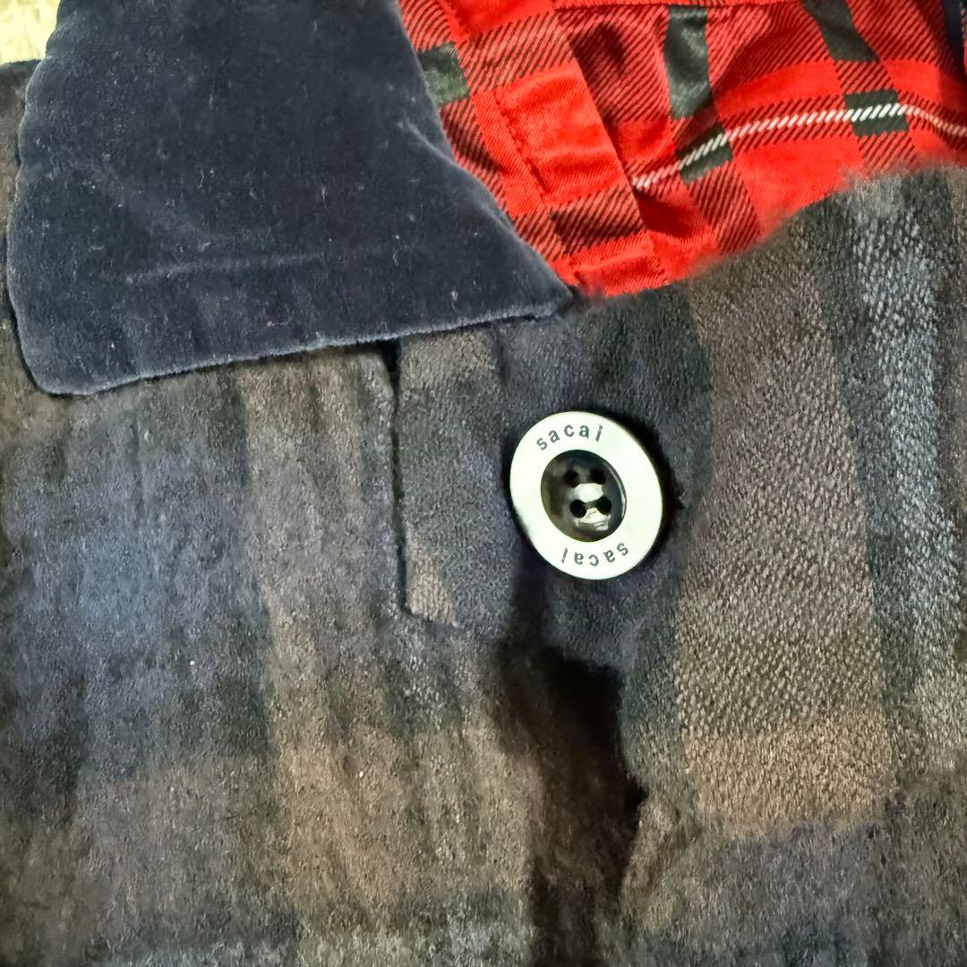 ジャケット・アウター sacai 20AW Reversible Check Coat