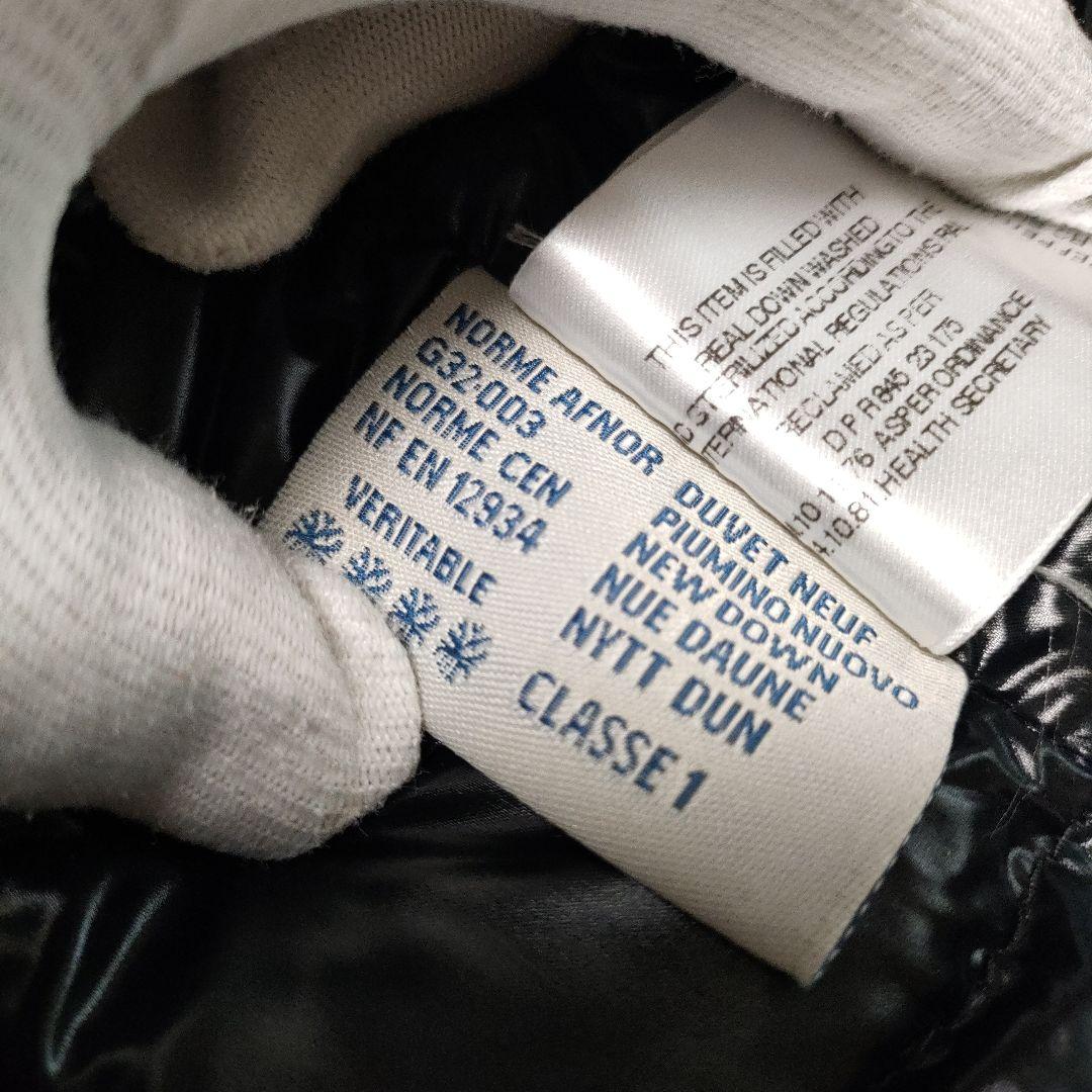 美品✨モンクレール MONCLER CLAIRE ダウン デカロゴワッペン　00