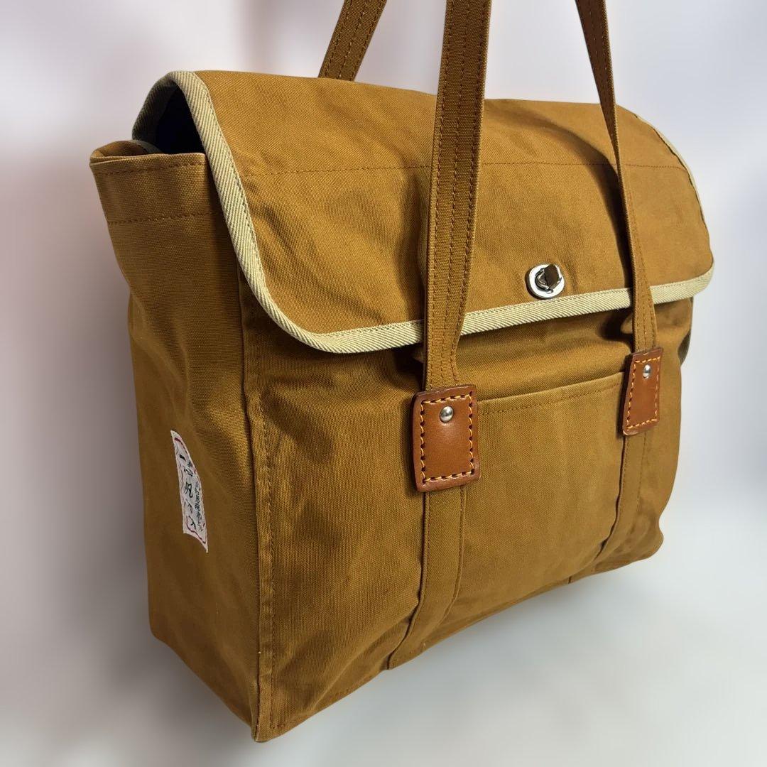 一澤帆布　信三郎　ブラウン系　トートバッグ