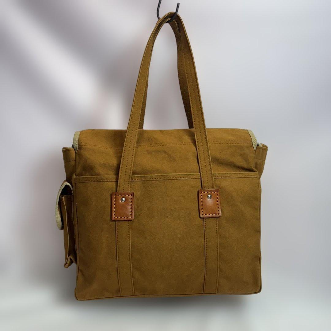 一澤帆布　信三郎　ブラウン系　トートバッグ