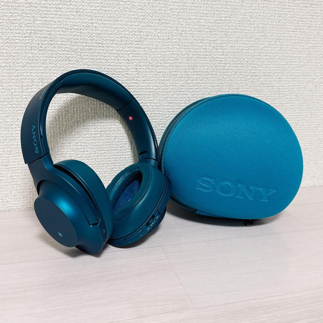 2473【美品】SONY MDR-100ABN ビリジアンブルー