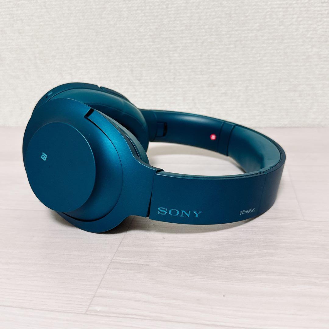 2473【美品】SONY MDR-100ABN ビリジアンブルー