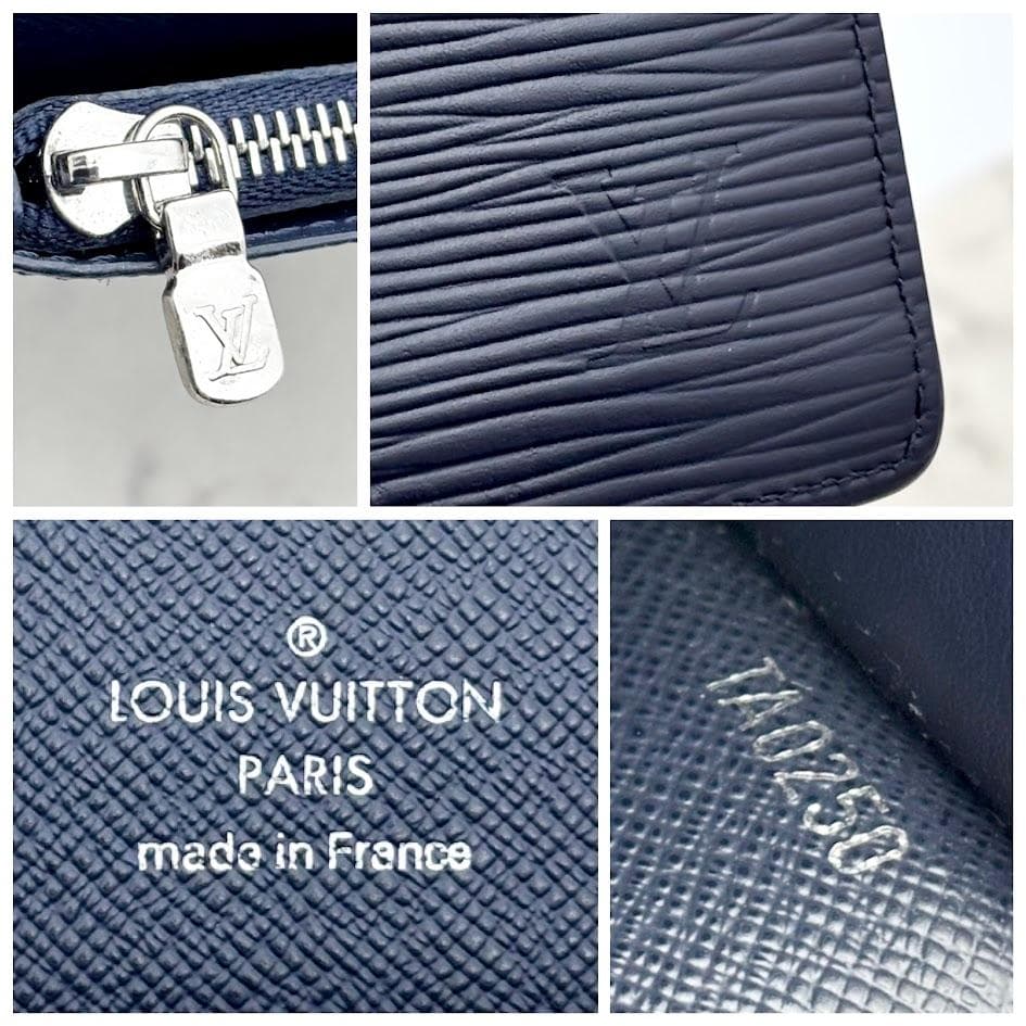 【極美品・新型】ルイヴィトン　エピ　ポルトフォイユブラザ　ブルーマリーヌ