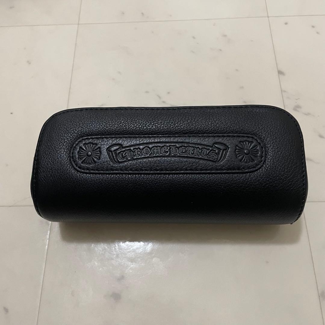 【✨超希少✨】クロムハーツ メガネケース レザー ブラック