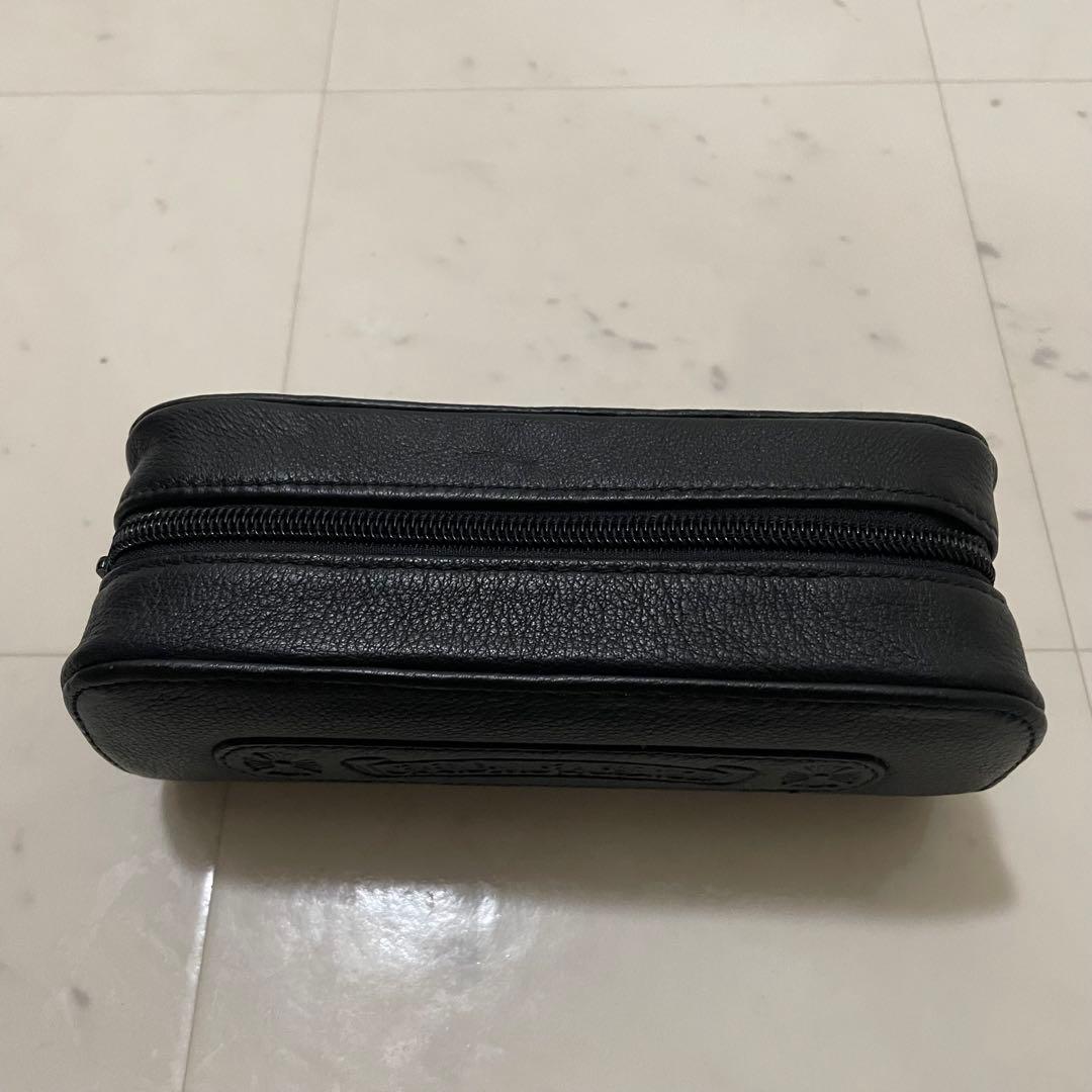 【✨超希少✨】クロムハーツ メガネケース レザー ブラック