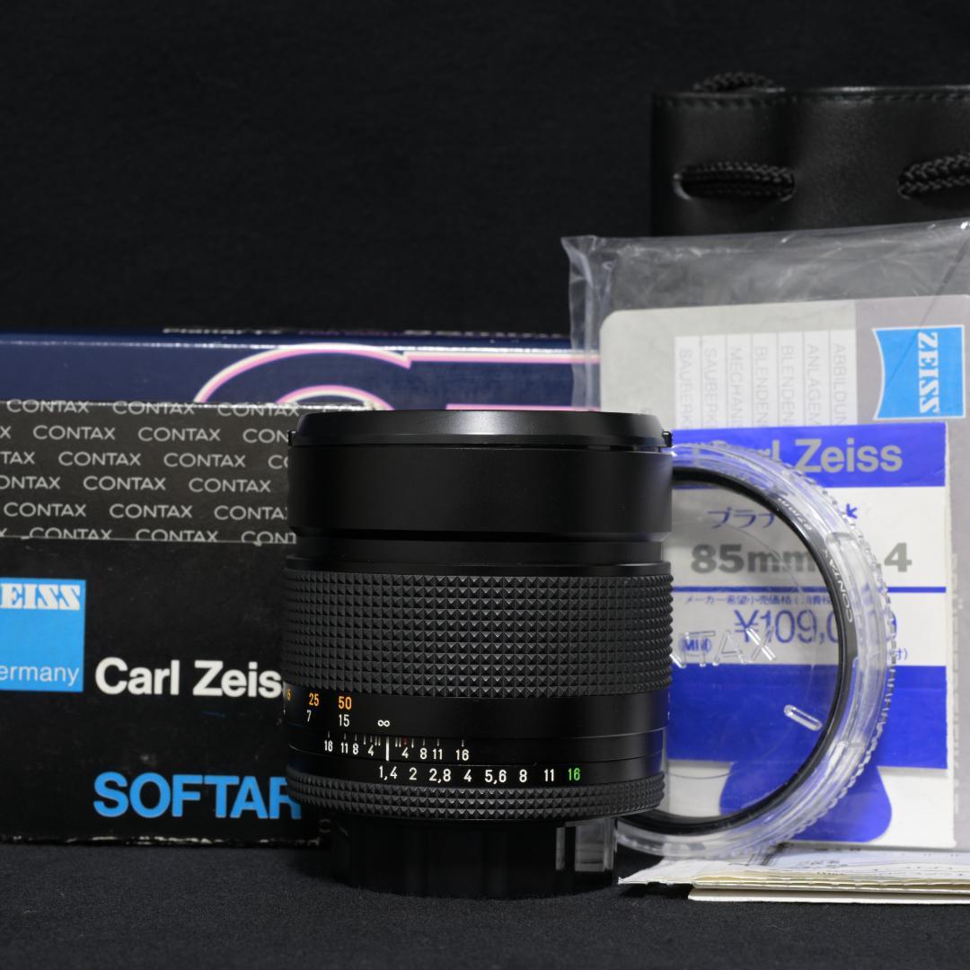 [極上美品] Contax Carl Zeiss 85mm MMJ 1.4 CY