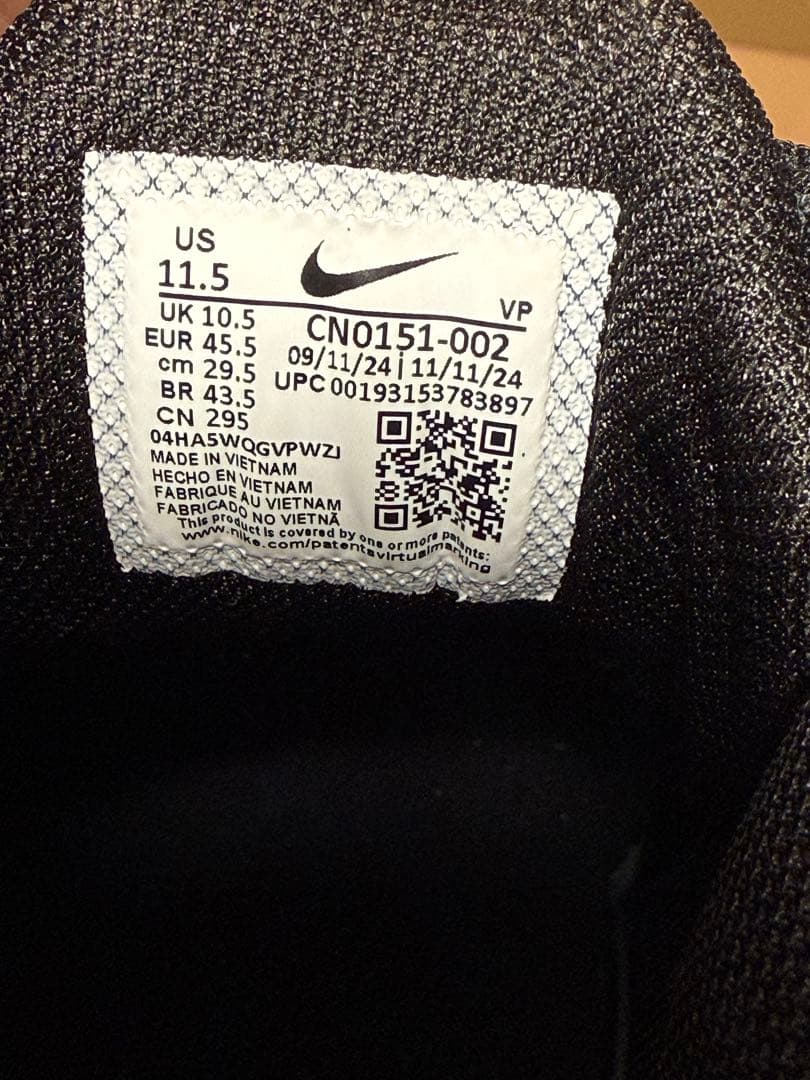 24時間以内発送/美品　Nike Shox TL \"Black