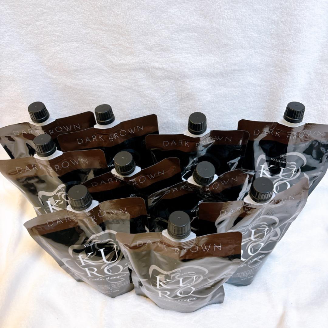 【新品✨】VALANROSE KURO ダークブラウン 400g 10個セット