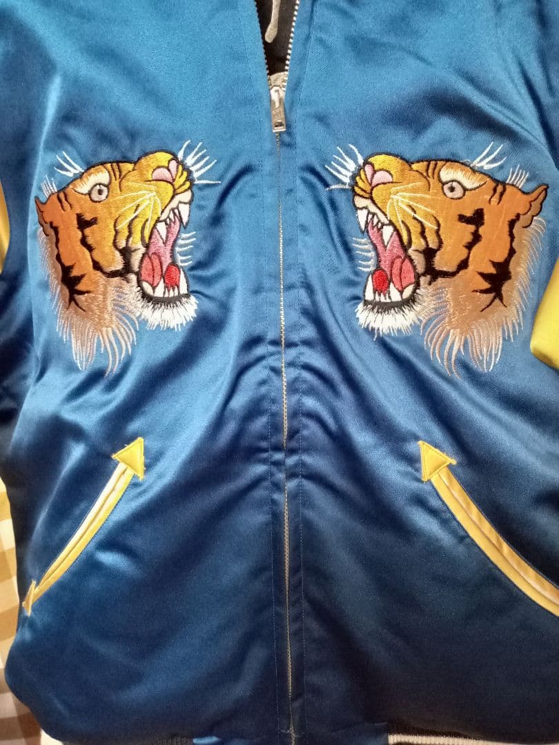 美品　テーラー東洋 リバーシブル スカジャン キルティング Mサイズ