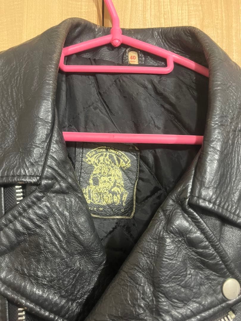 666 初期タグ ダブルライダース 40 英国製