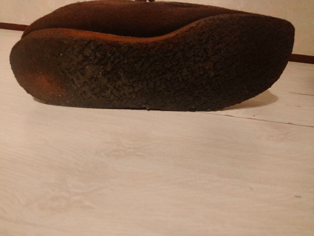 にいなクラークスワラビーブーツ24.5センチブラウン スウェード