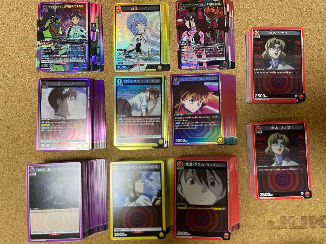 ユニオンアリーナ　エヴァンゲリオン　sr以下　4コン デッキ