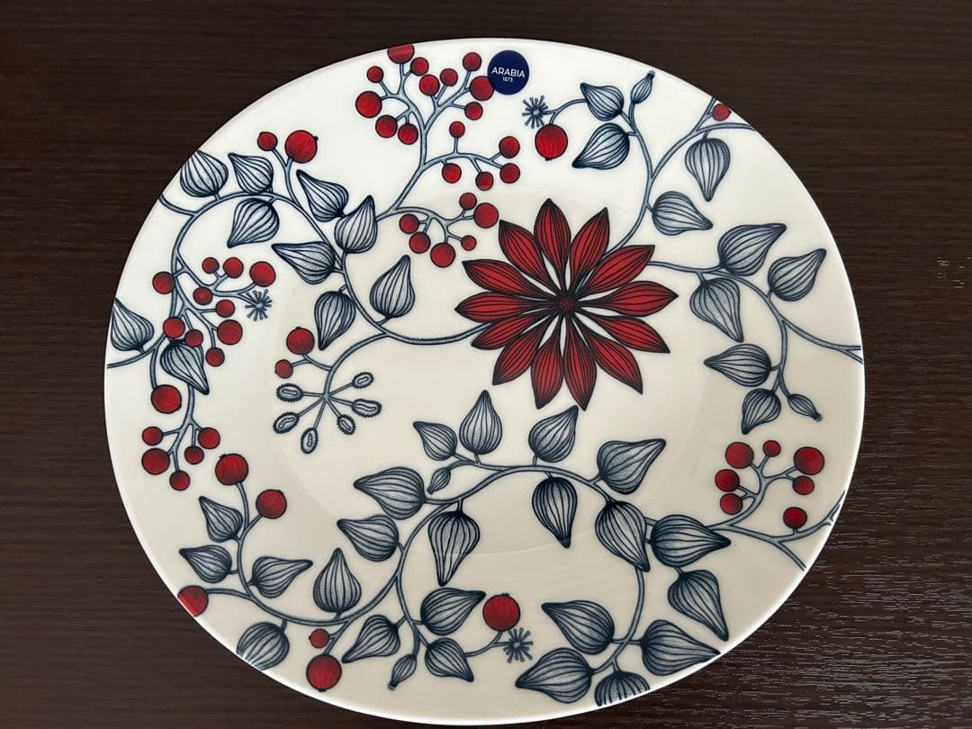 アラビア / ルノ オーバルプレート25cm フロストベリー 2枚