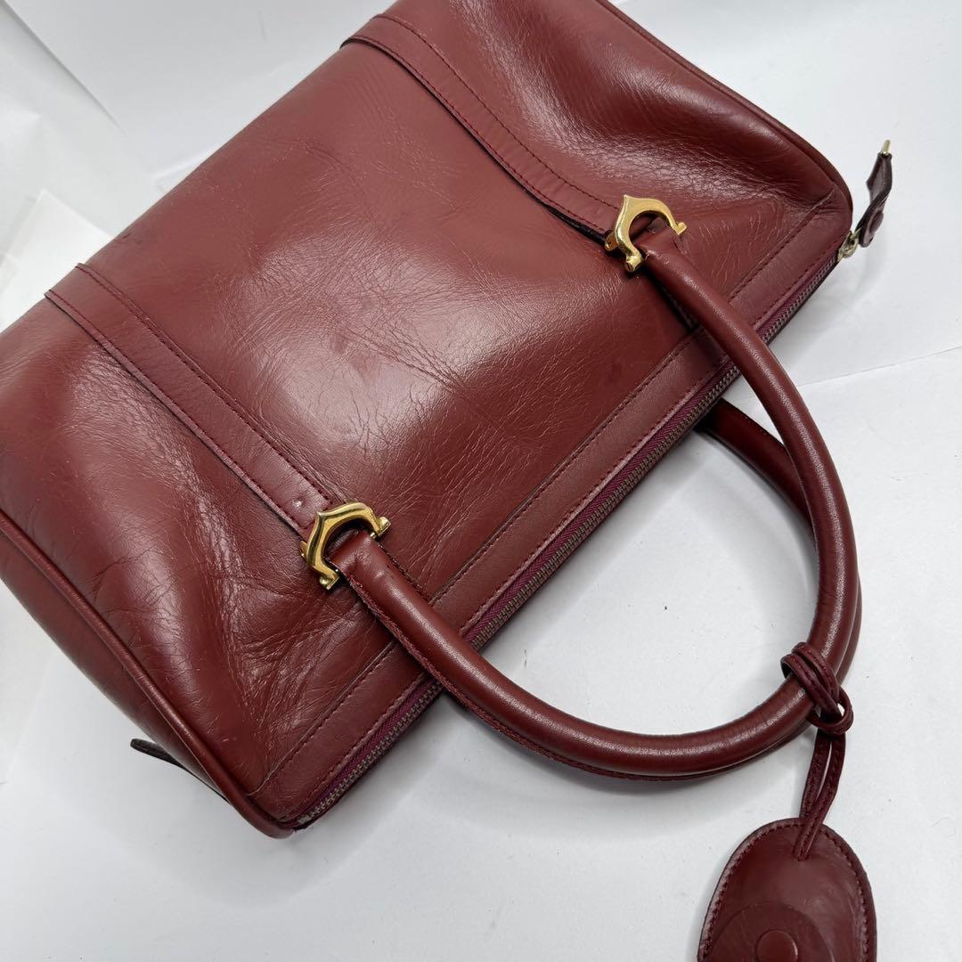 【希少✨️】カルティエ ボストンバッグ マストライン C金具