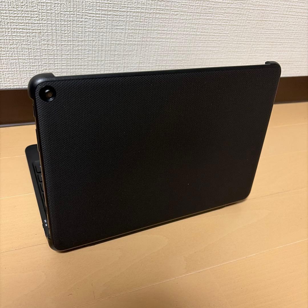 fireHD10キーボード　ケース付きタブレット 強化ガラス付き