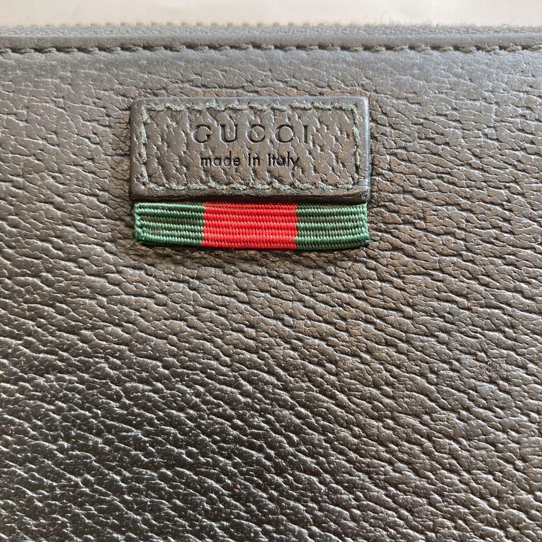 ＧＵＣＣＩグッチ　長財布　レザー製　ブラック