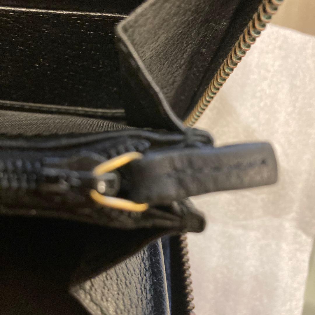 ＧＵＣＣＩグッチ　長財布　レザー製　ブラック