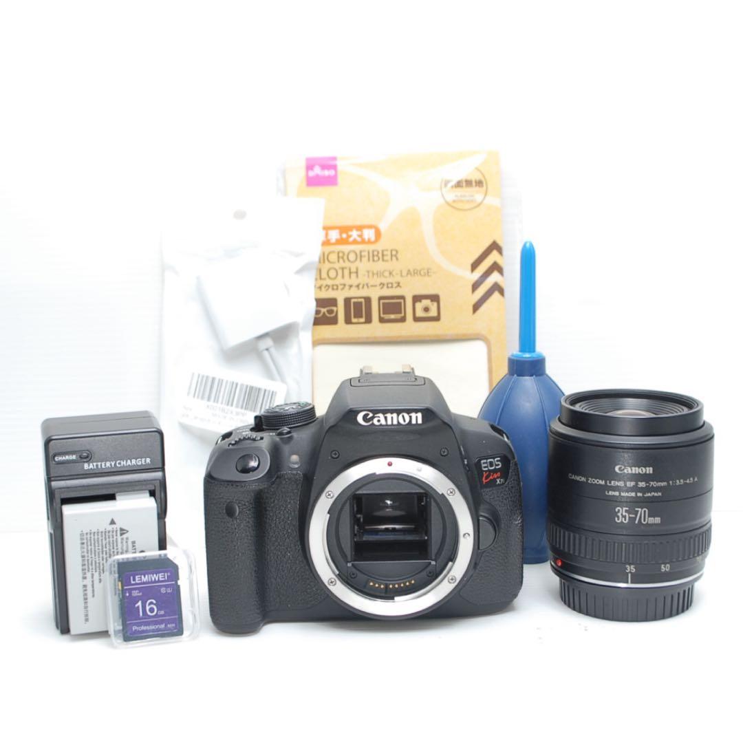 ❤️スマホ転送OK❤️Canon kiss X7i タッチ精度が高く操作がしやすい