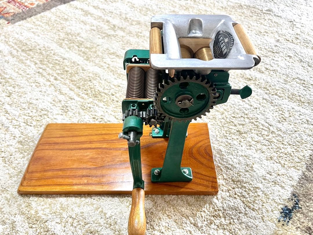 小野式製麺機｜レストア品｜ 2.0mm刃｜動作良好｜食品機械用フードグリース付き