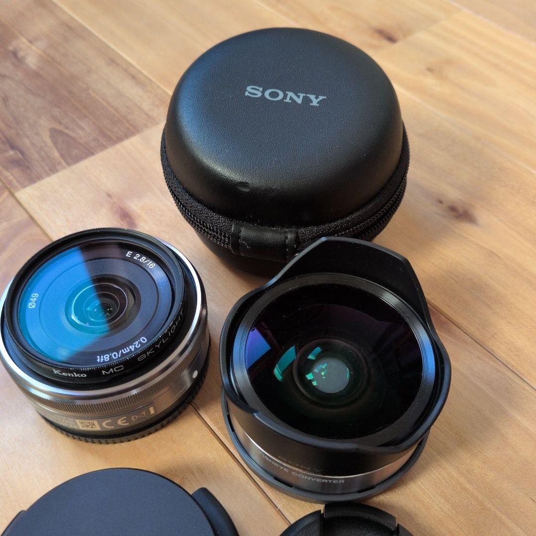 SONY SEL16F28 VCL-ECF1 フィッシュアイコンバーター 魚眼