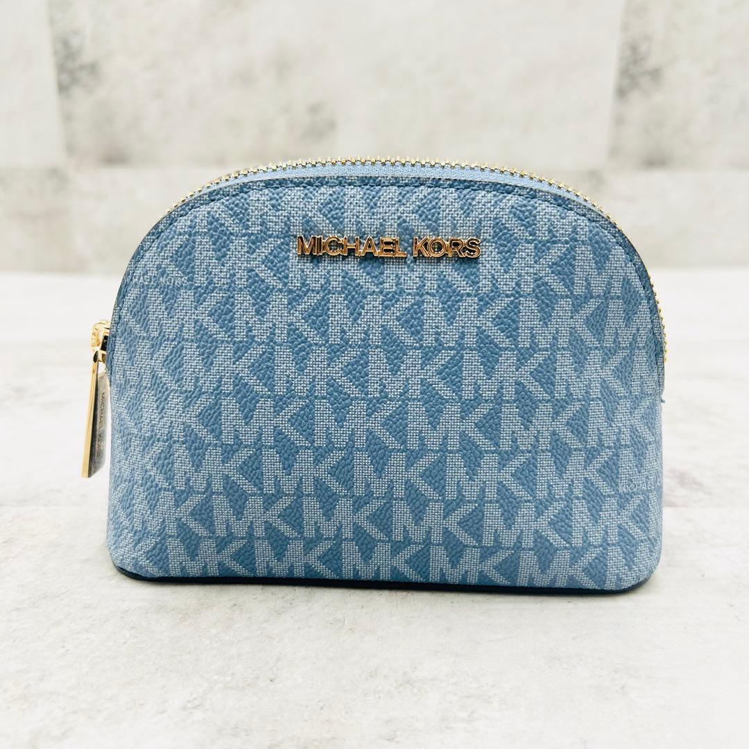 ✨極美品✨マイケルコース　ポーチ　ジップカードケース　ケース　シグネチャー