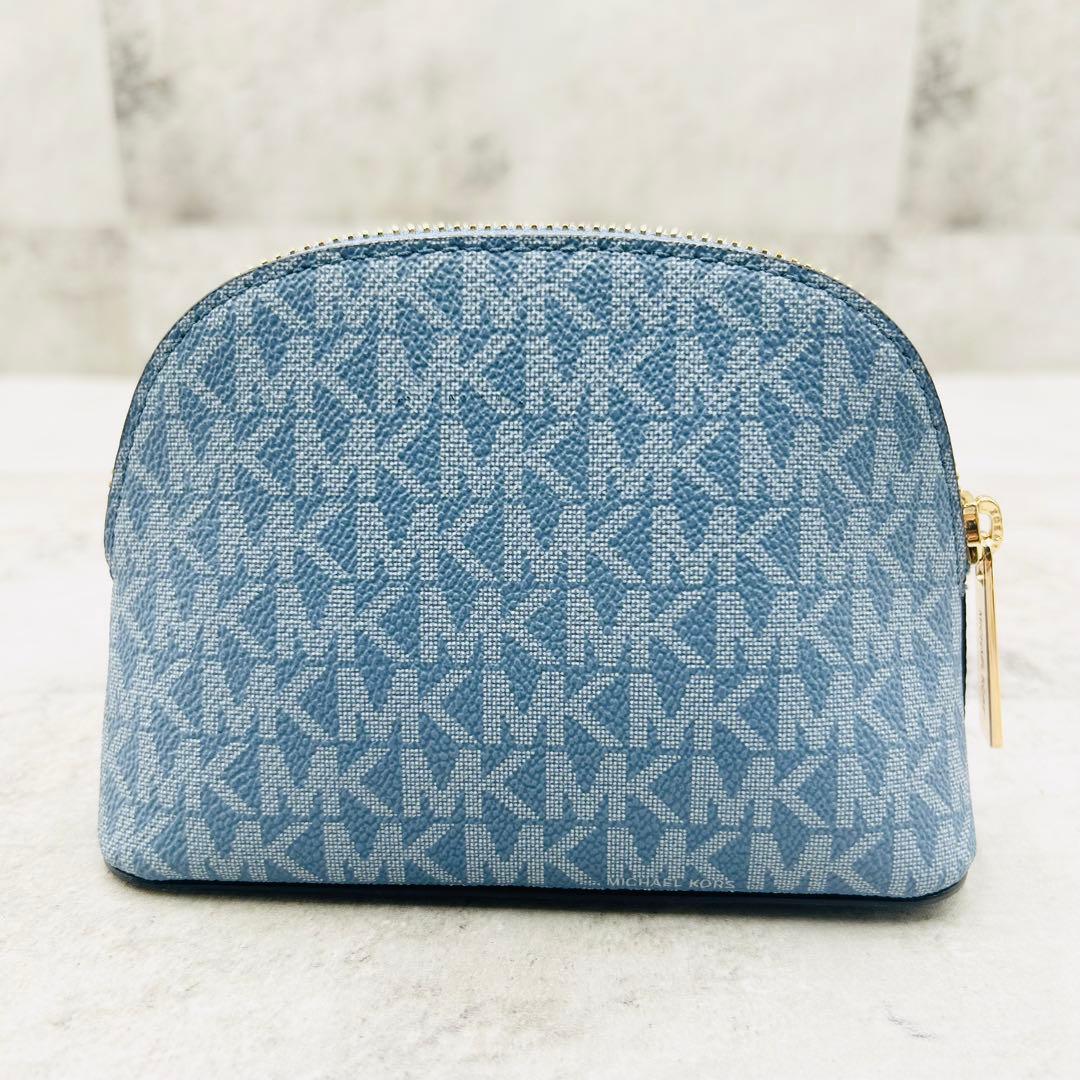 ✨極美品✨マイケルコース　ポーチ　ジップカードケース　ケース　シグネチャー