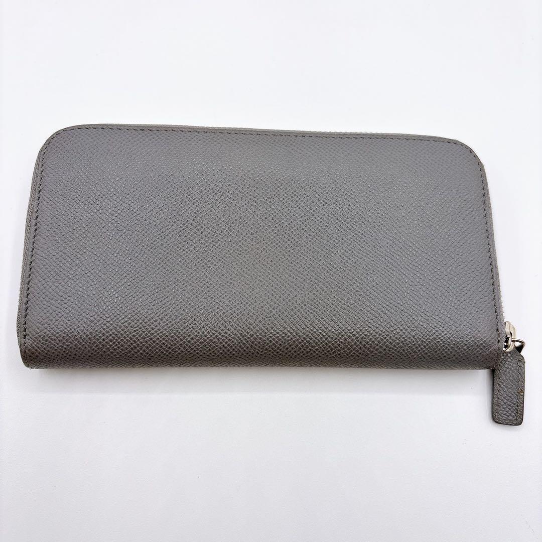 【ほぼ未使用】ブルガリマン　メンズ　ラウンドファスナー　財布　ウォレット