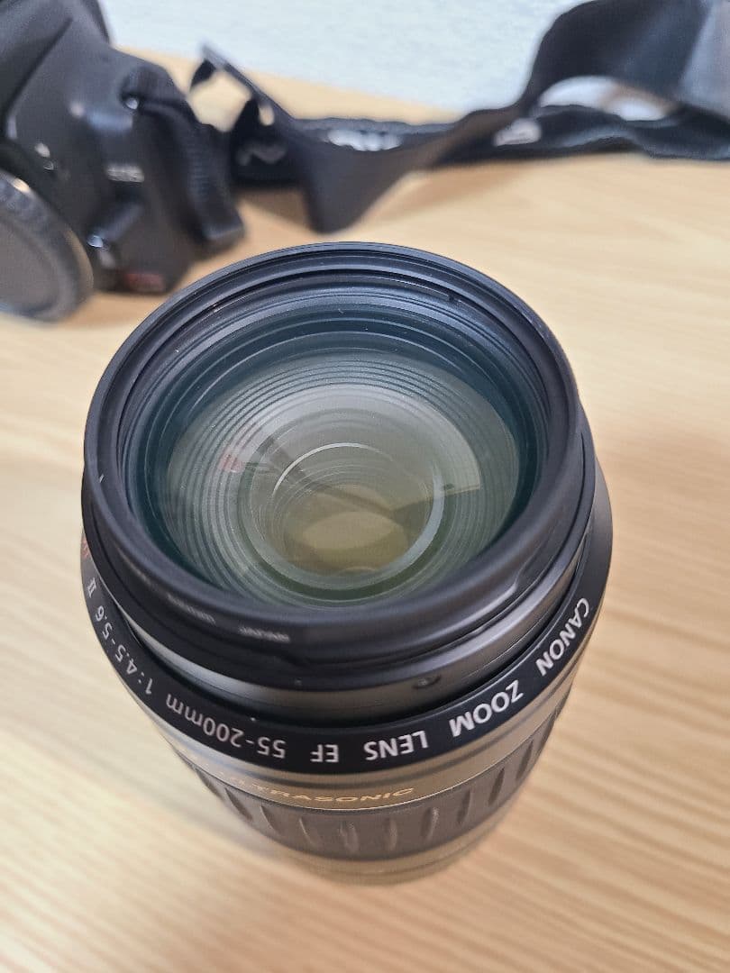 Canon EOSKiss N デジタル 一眼レフカメラ 55-200mmレンズ