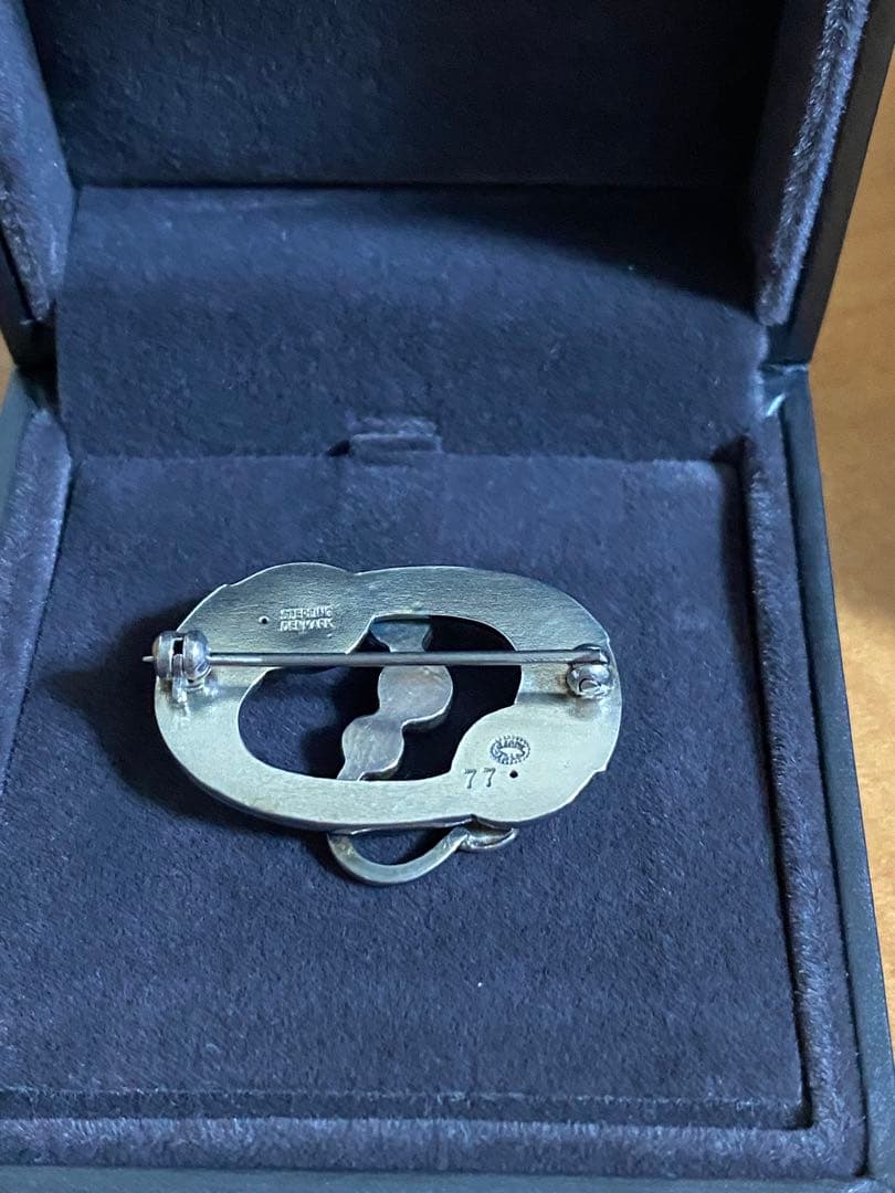 ジョージジェンセン　#77ブローチ broach 美品