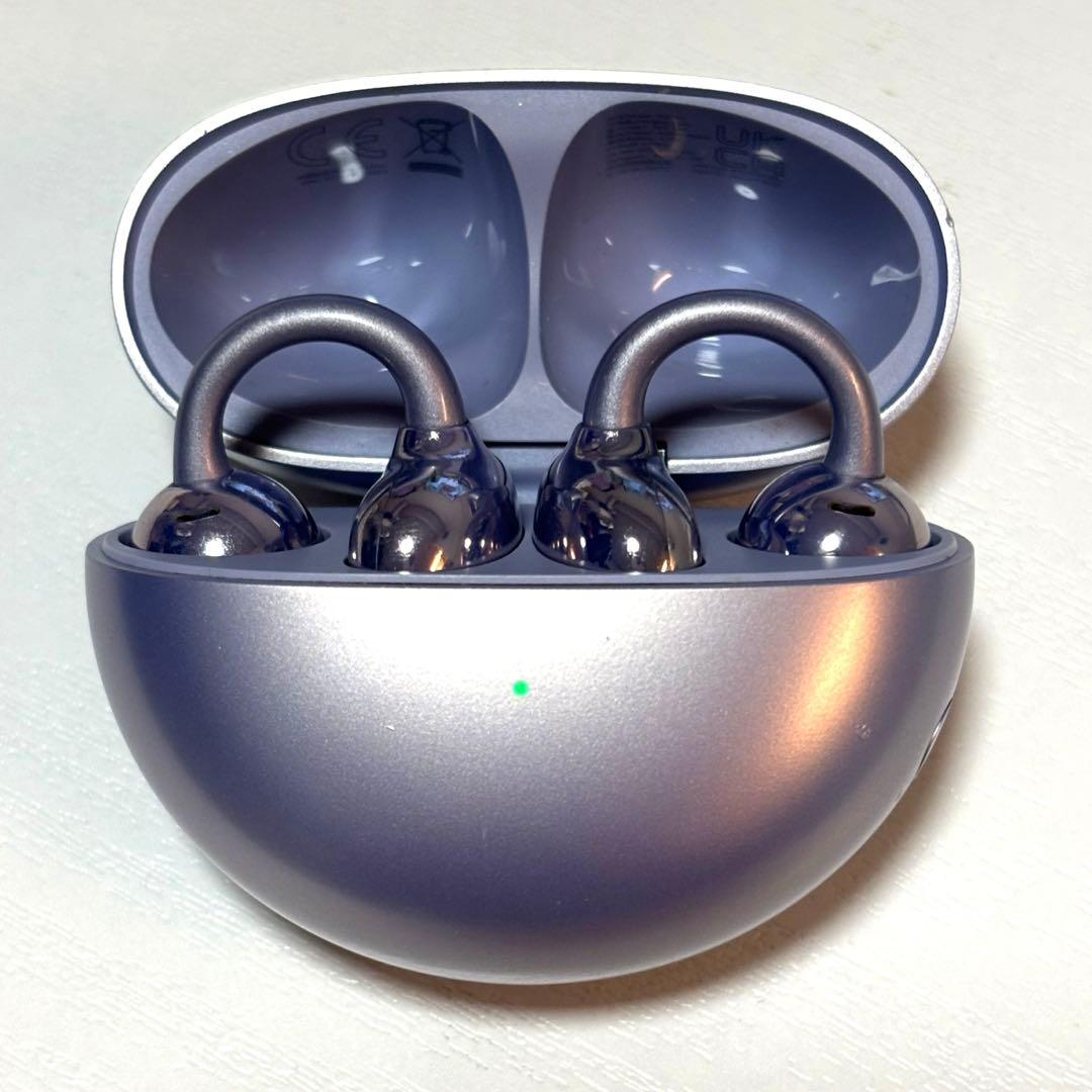 HUAWEI FreeClip 完全ワイヤレスイヤホン パープル　ジャンク