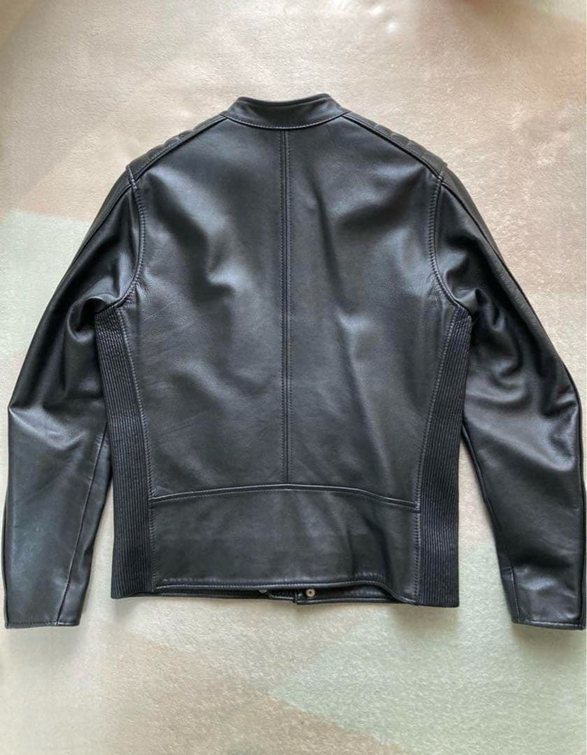 DIESEL Lサイズ ライダース ラムレザージャケット 羊