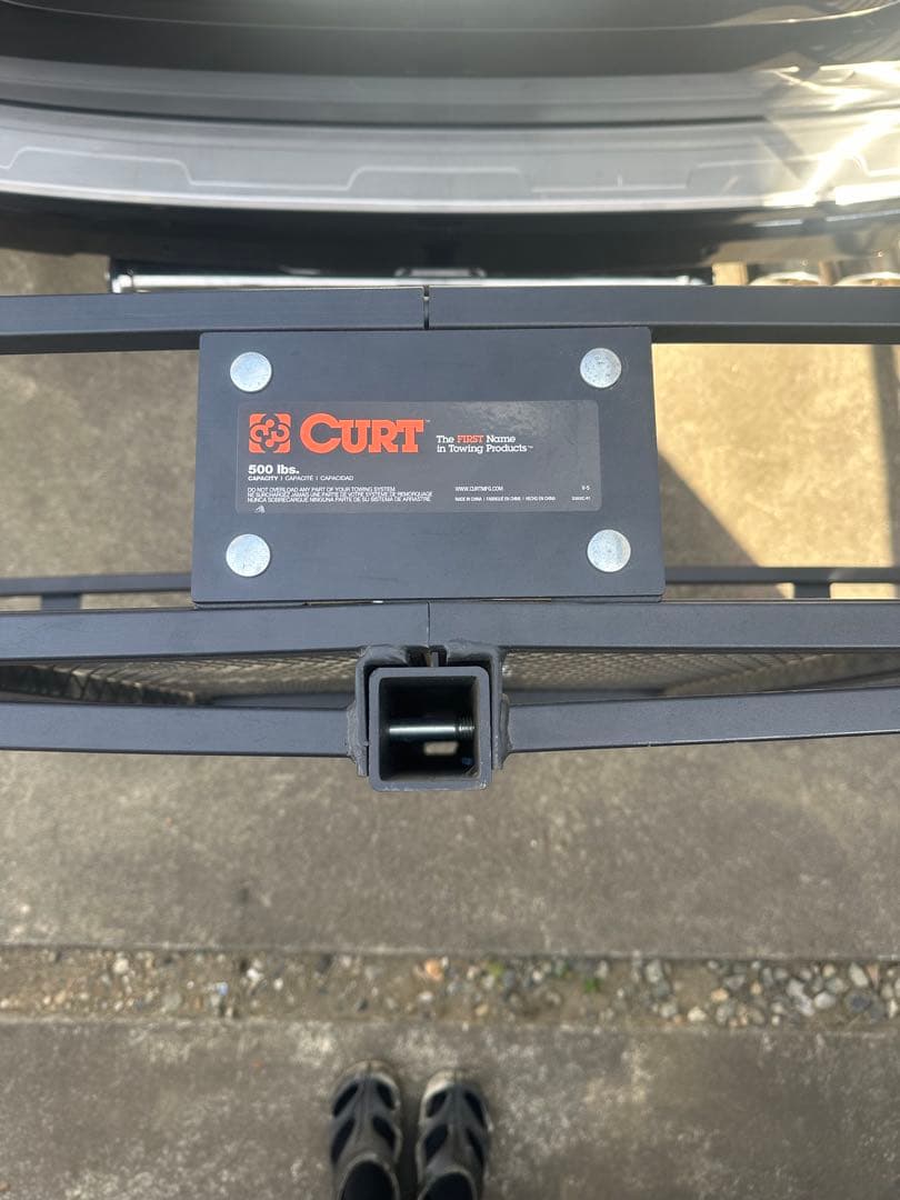 CURT 正規品カーゴキャリア ヒッチカーゴ 折りたたみ式 2インチ