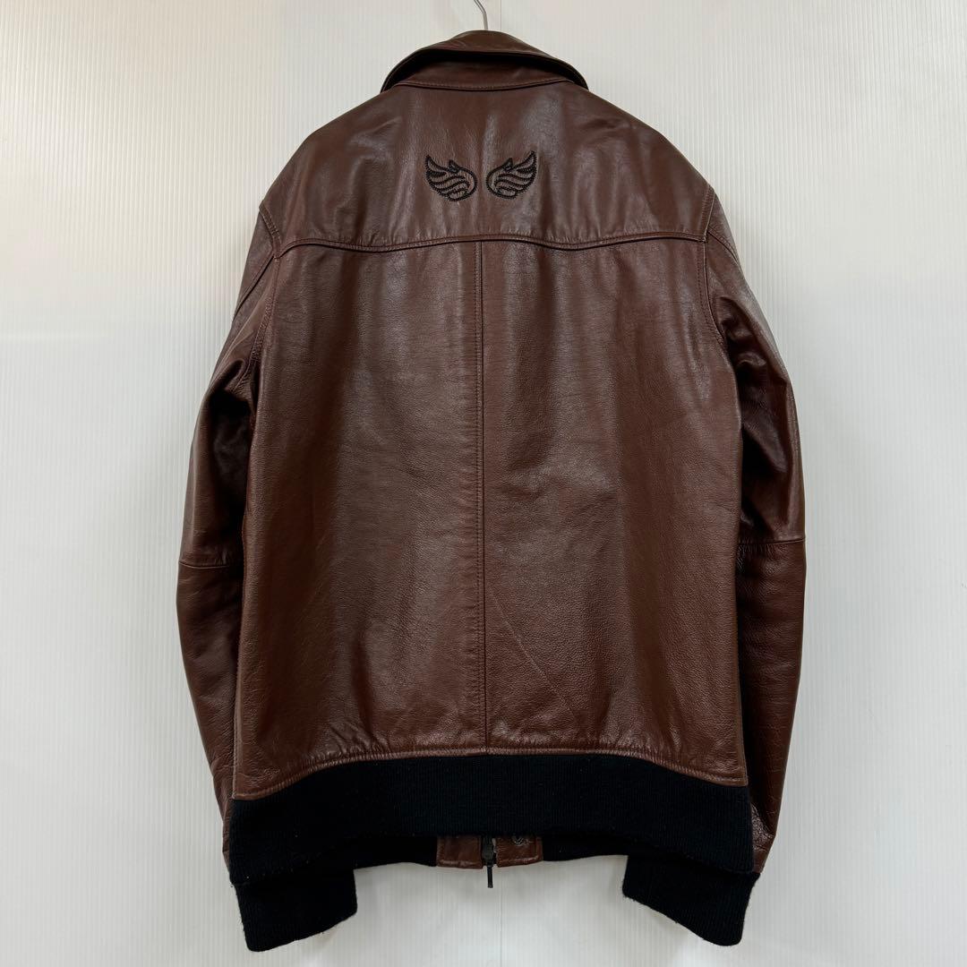 HIROMICHI ヒロミチ レザー シングル ライダース ジャケット