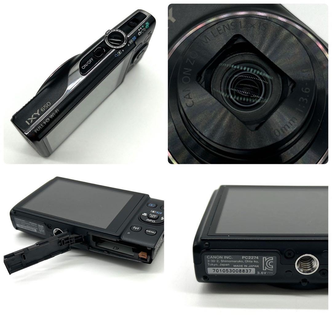 Canon キャノン IXY イクシー 650 デジカメ ブラック 箱あり